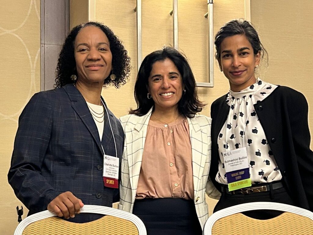 Correia & Puth Partner Subhashini Bollini at the National Employment Lawyers Association annual conference